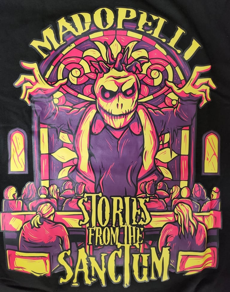 Image of MADOPELLI MUSIC: STORIES FROM THE SANCTUM   shirt 