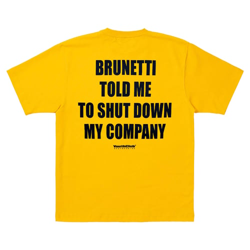 Image of Brunetti Tee / Gold Yellow