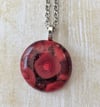 Elemental Bubble Pendant: Reds