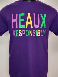 Image 1 of Purple Mardi Gras HR shirt
