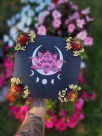 Lotus and Moon Altar Box