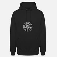 Felpa nera satanica