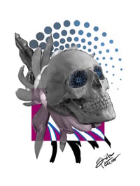 Skull in flower 