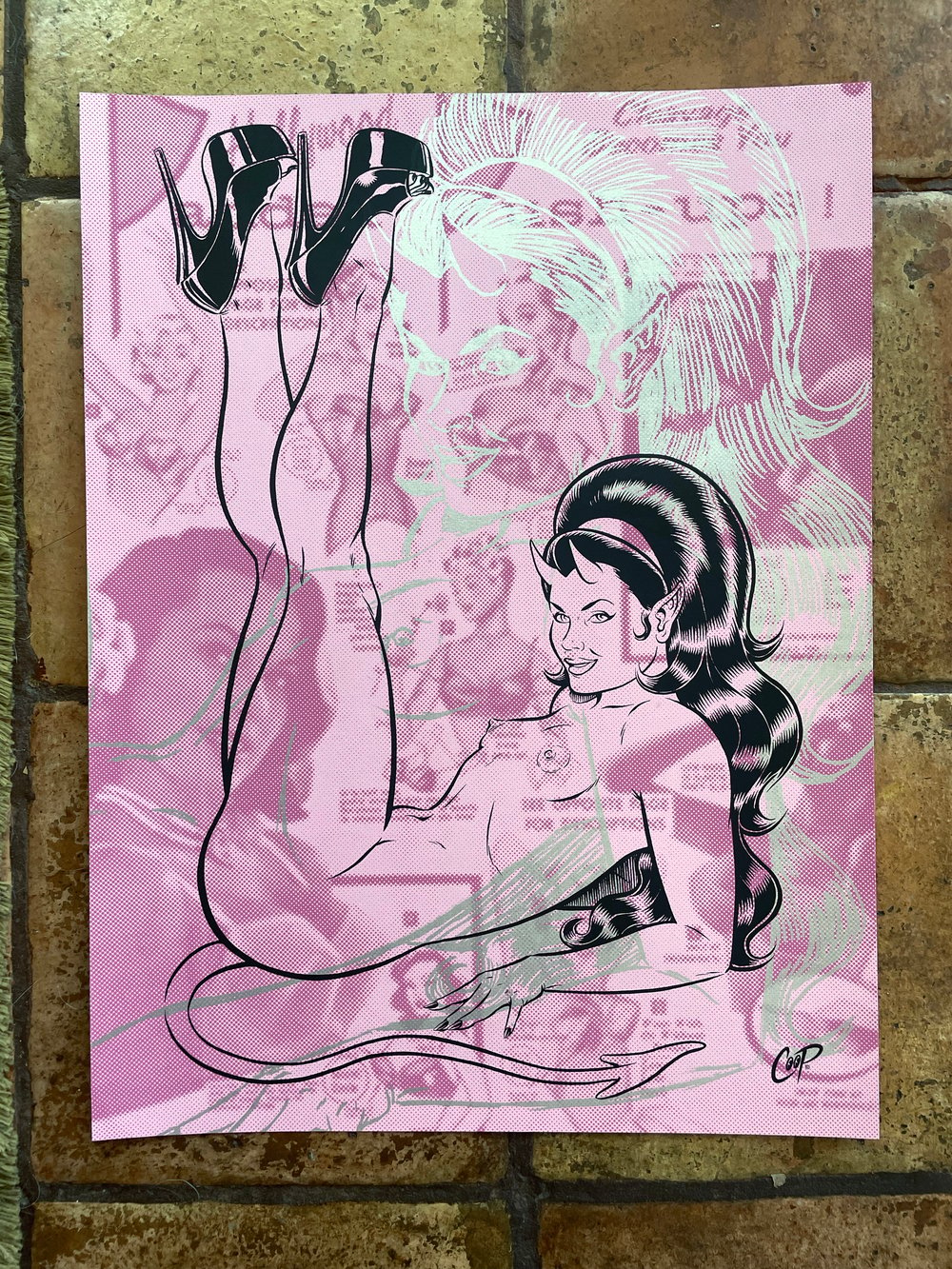 Image of IBTC DEVIL GIRL Silkscreen Print