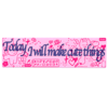 ‘Today I Will Make Cute Things' Bumper Sticker 