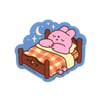 ‘Bedtime Bunny’ Flake Vinyl Sticker