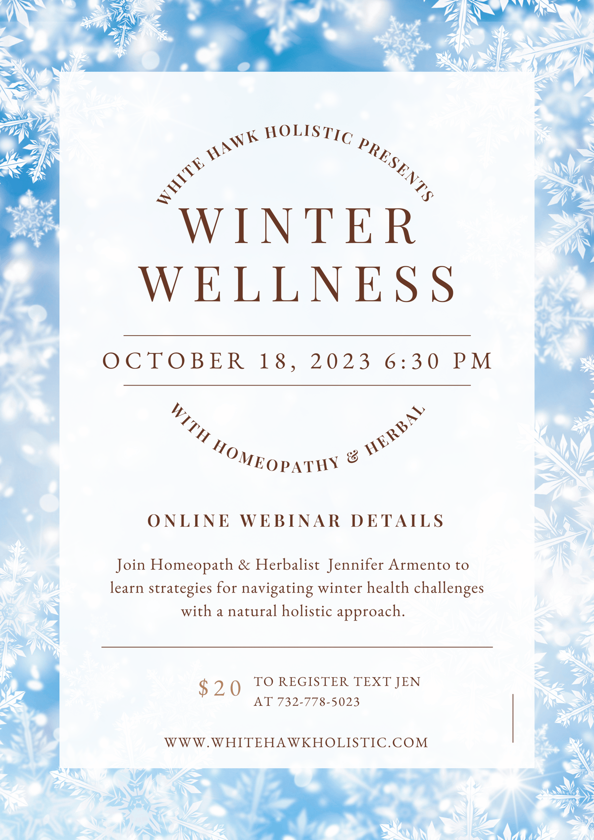 Image of Winter Wellness Homeopathic & Herbal Webinar