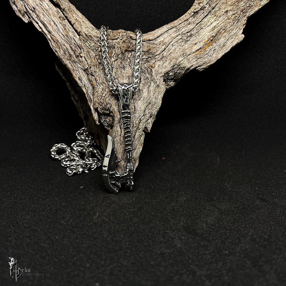 Viking Rune Axe Necklace