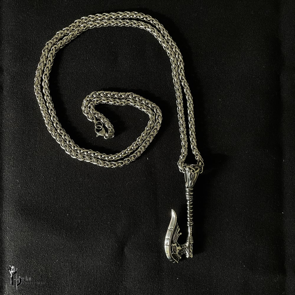 Viking Rune Axe Necklace