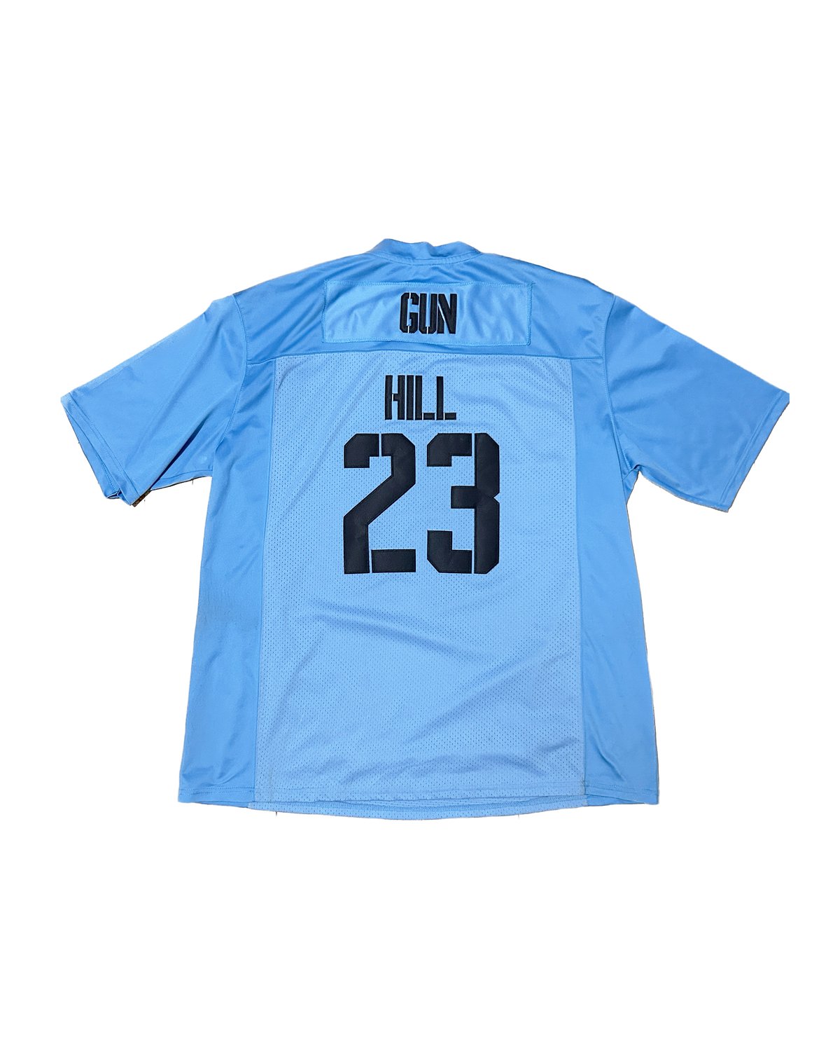 Image of BLUE HENNESSY GUN HILL 23 FOOTBALL JERSEY
