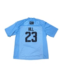 Image 2 of BLUE HENNESSY GUN HILL 23 FOOTBALL JERSEY
