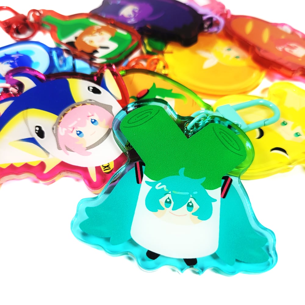 Image of Vocaloid Food Keychains