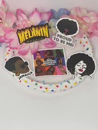 Image 1 of Black Girl Magic-Melanin Stickers 