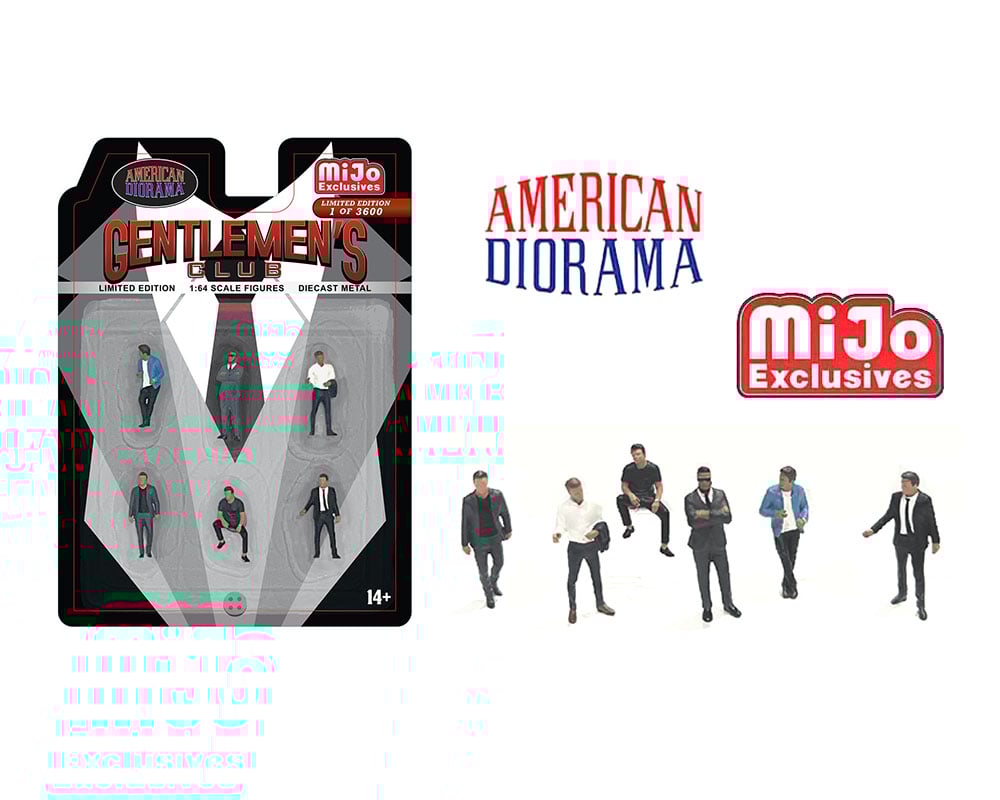 (Preorder) American Diorama 164 Mijo Exclusive Figures Gentlemen’s Club Limited 3,600 Set SC