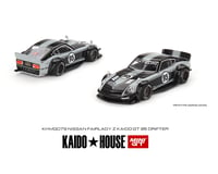 Kaido House x Mini GT 1:64 Nissan Fairlady Z Kaido GT 95 Drifter V1  Black Grey  