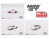 (Preorder) Mini GT 1:64 Porsche 911 Carrera RS 2.7 Grand Prix – White with Red Livery