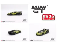 (Preorder) Mini GT 1:64 Lamborghini LB-Silhouette WORKS Aventador GT EVO – Lime