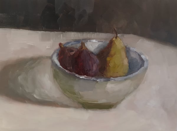 Image of Nature morte à la poire  et aux figues