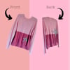 Pink Fine Cashmere Mix Jumper with Silver Star Applique