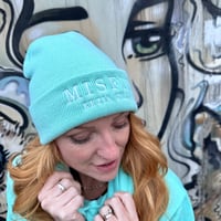 Image 1 of 'MISFIT' Beanie Hat // Mint Green