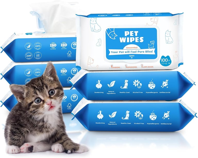 PUMBLER Dog Wipes for Paws and Butt - 600count