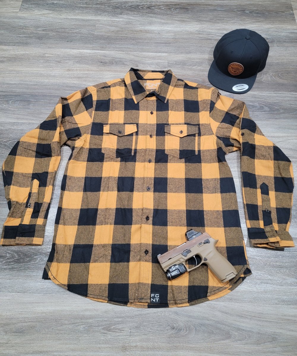 FGNT Tobacco/Blk Flannel 