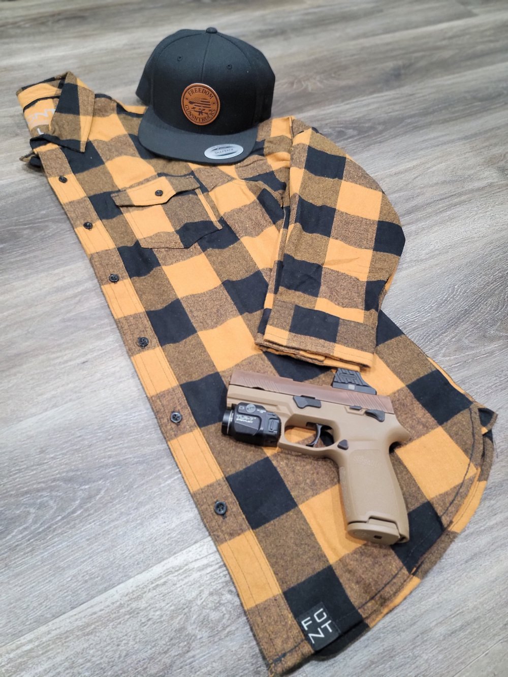 FGNT Tobacco/Blk Flannel 