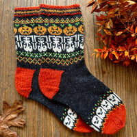 Image 1 of Patron chaussettes Trick or treat