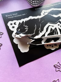 Image 3 of Black Wolf - Vinyl sticker set
