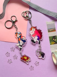 Image 1 of Gravity Falls - Dipper nad Mabel double keychains
