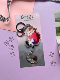 Image 3 of Gravity Falls - Dipper nad Mabel double keychains