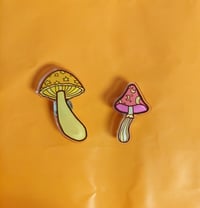 Image 1 of Mushrooms pins (pack of 2)