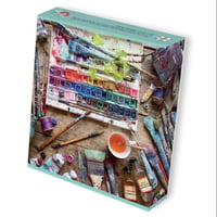 Image 4 of 'The Artist's Table' 1000 Piece Limited Edition Jigsaw