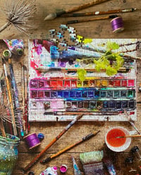 Image 1 of 'The Artist's Table' 1000 Piece Limited Edition Jigsaw