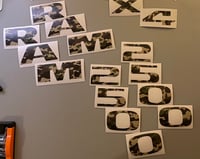 2013-2018 RAM 2500 Solid/Camo Color Door Vinyl Overlays 