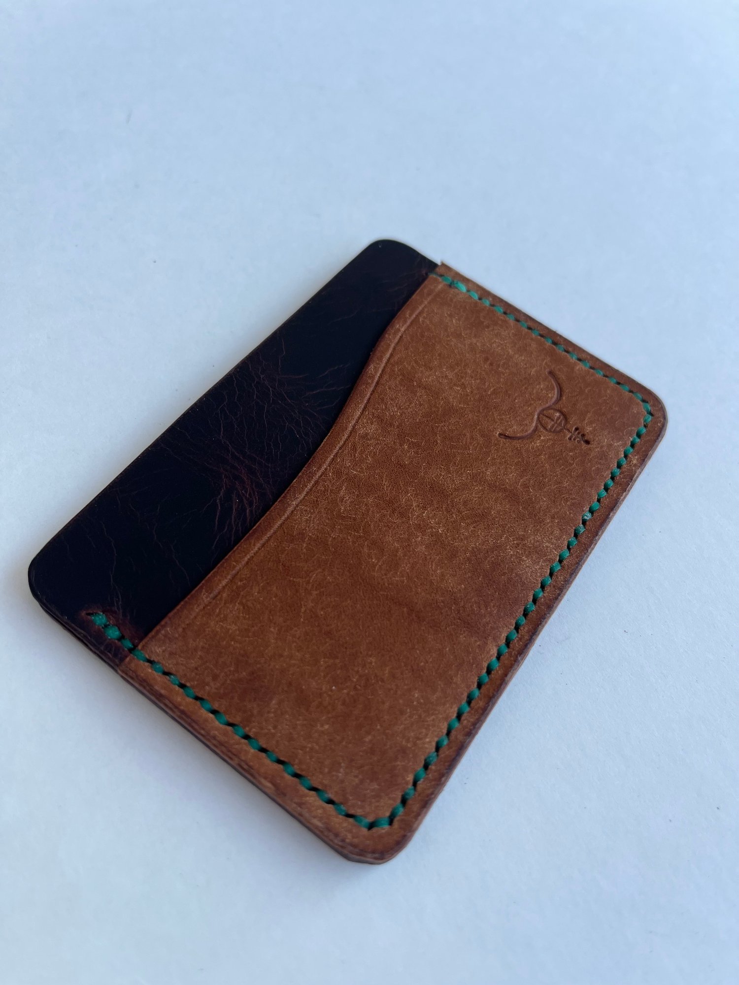 Image of Cognac Pueblo/Waxy Tobacco horizontal cardholder 