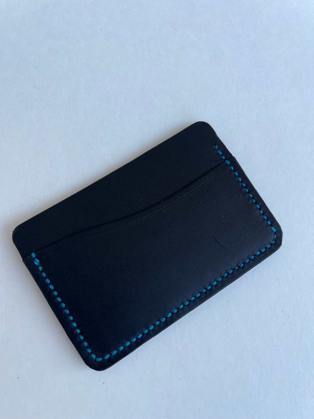 Image of Black Italian Vachetta Horizontal Cardholder 