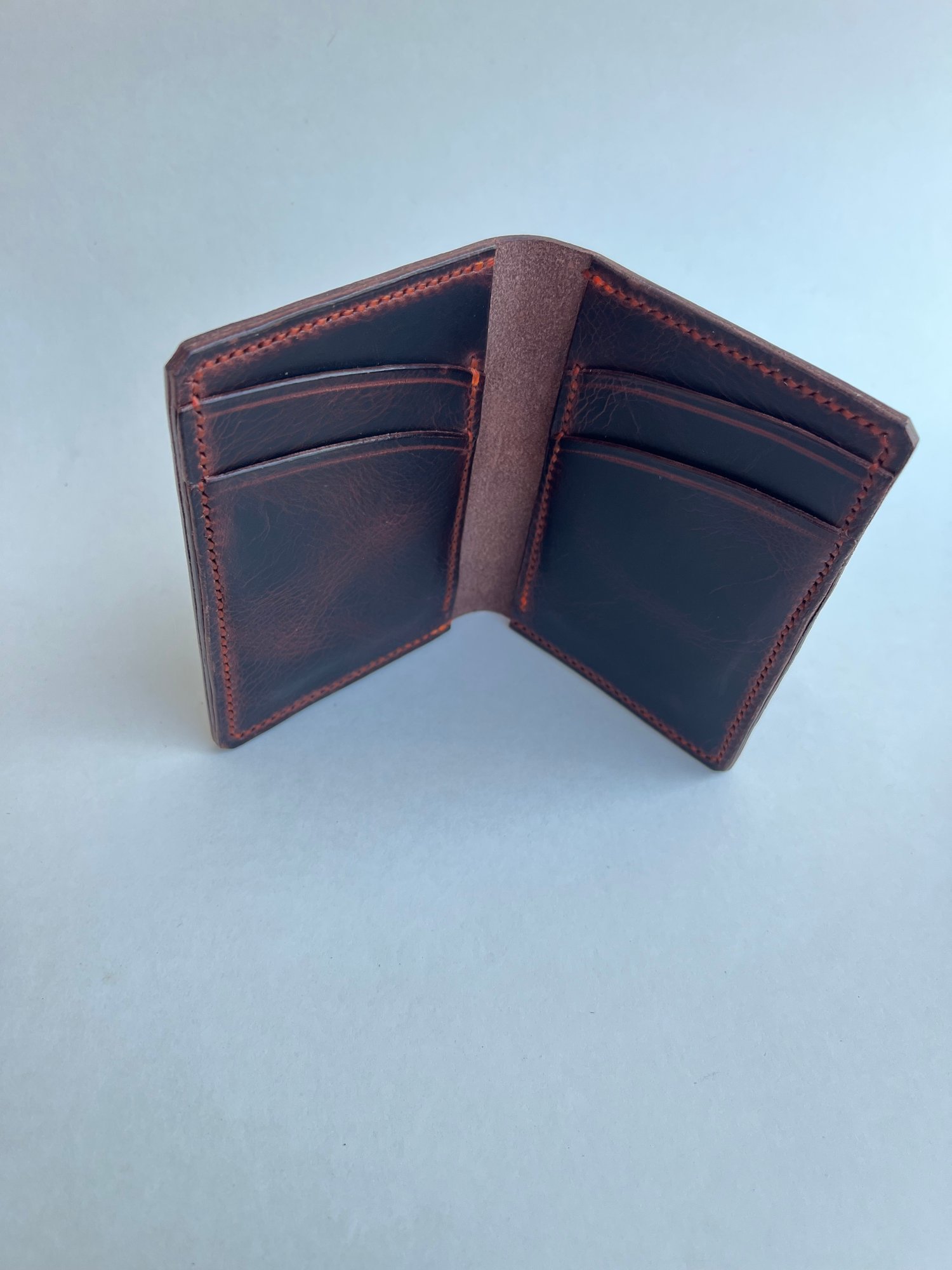Image of Waxy Tobacco Vertical Cardholder 