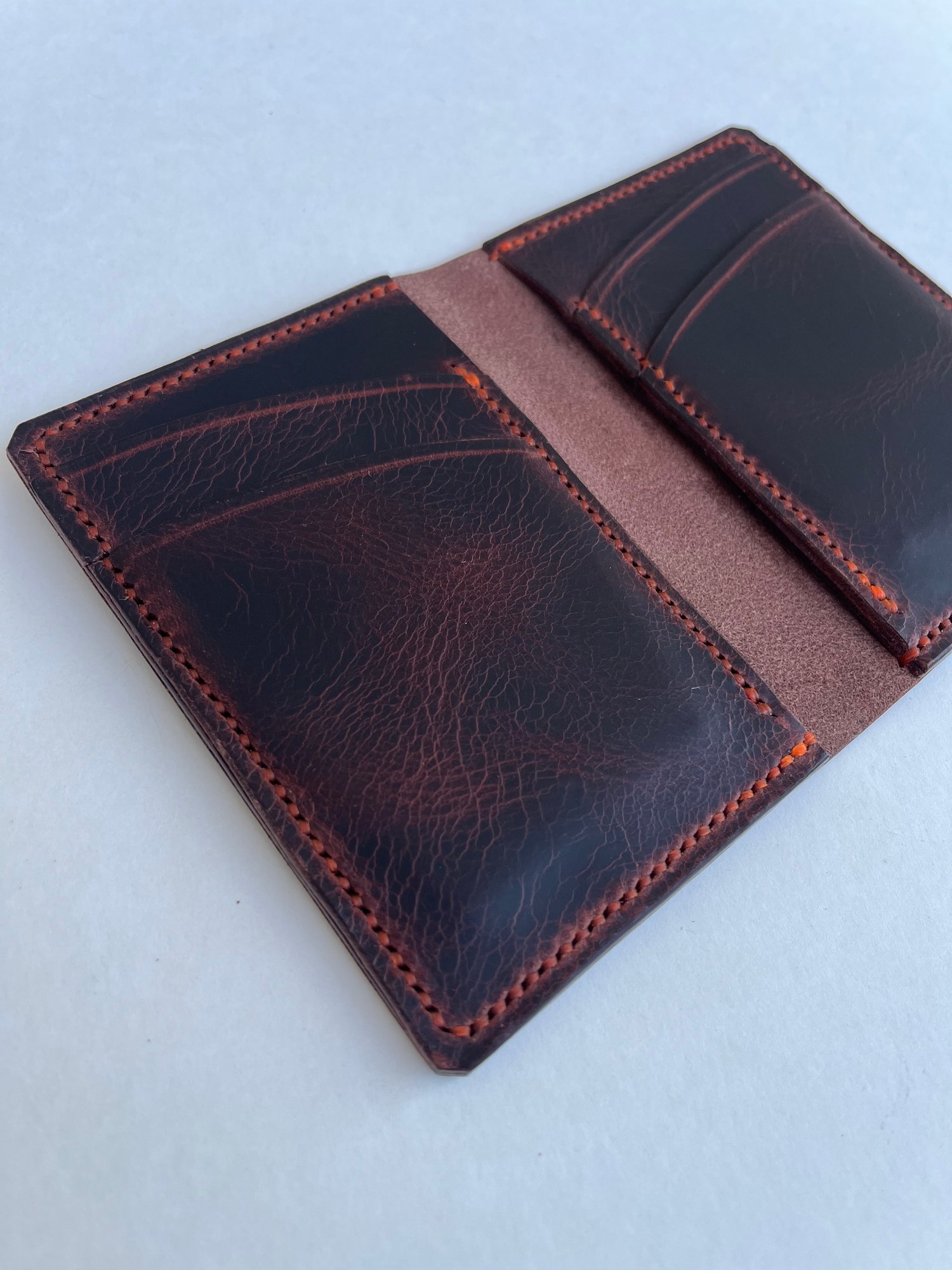 Image of Waxy Tobacco Vertical Cardholder 
