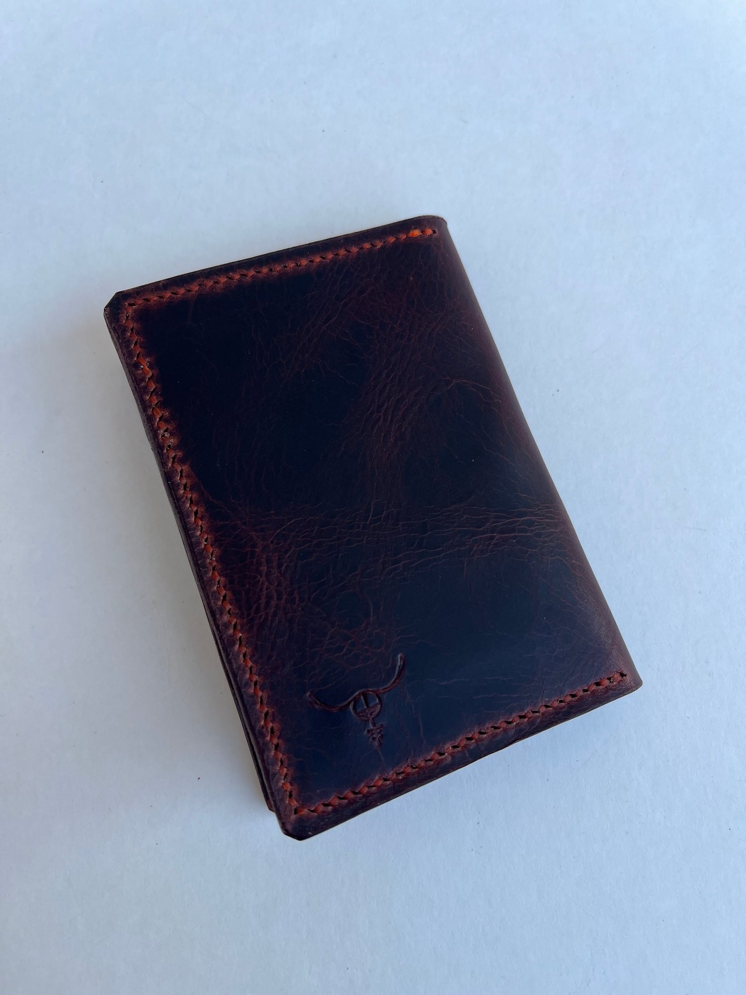 Image of Waxy Tobacco Vertical Cardholder 