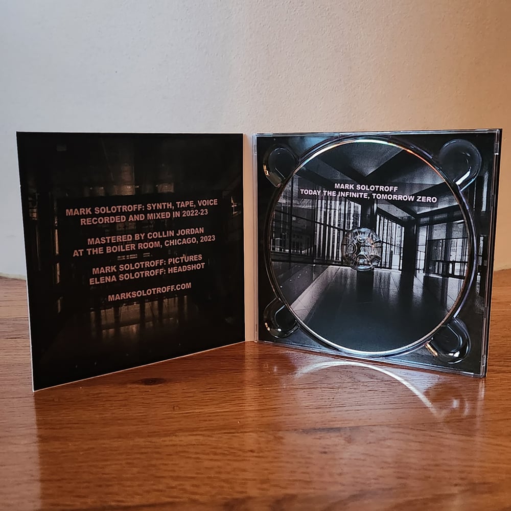 Mark Solotroff "Today The Infinite, Tomorrow Zero" CD