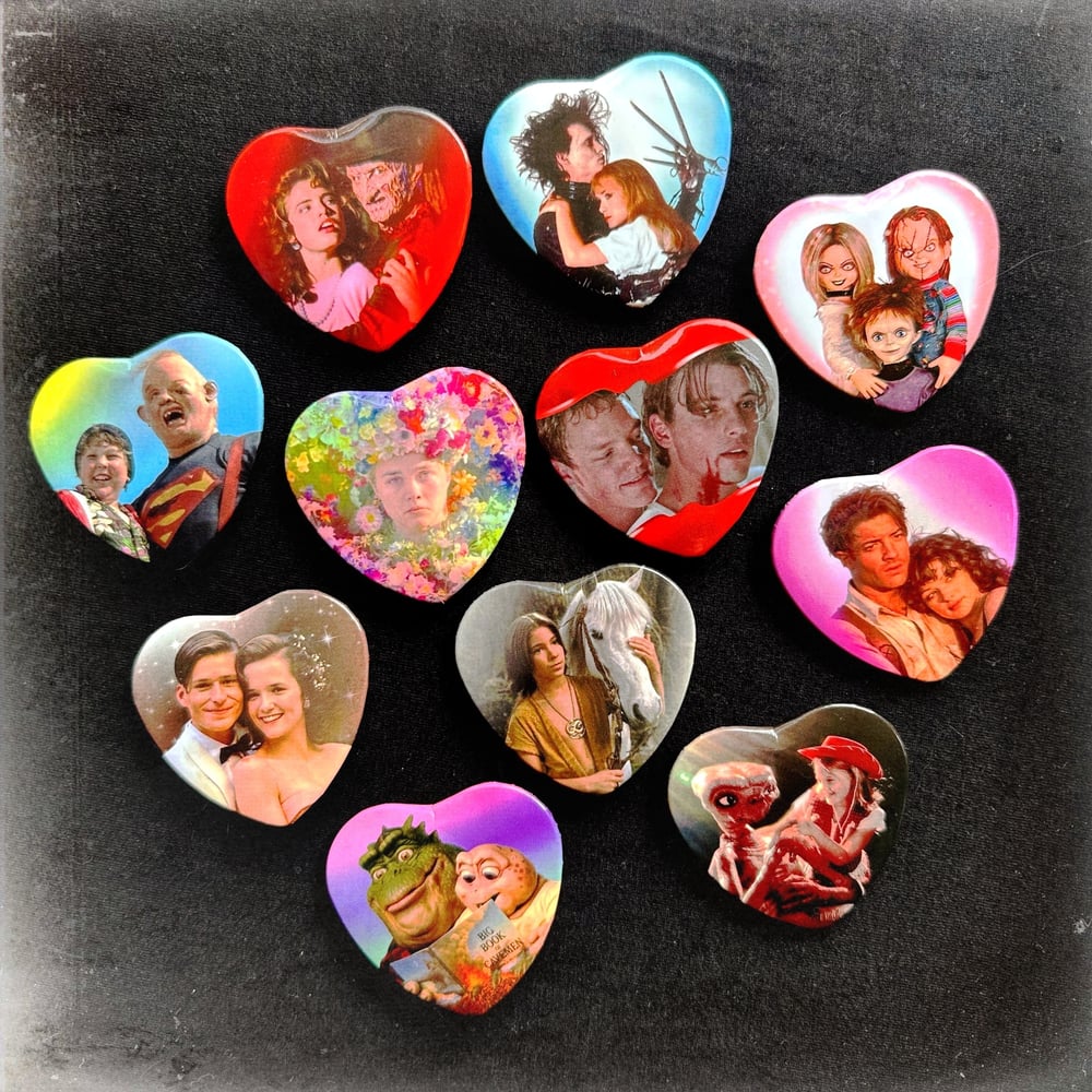 Image of Heart Buttons 
