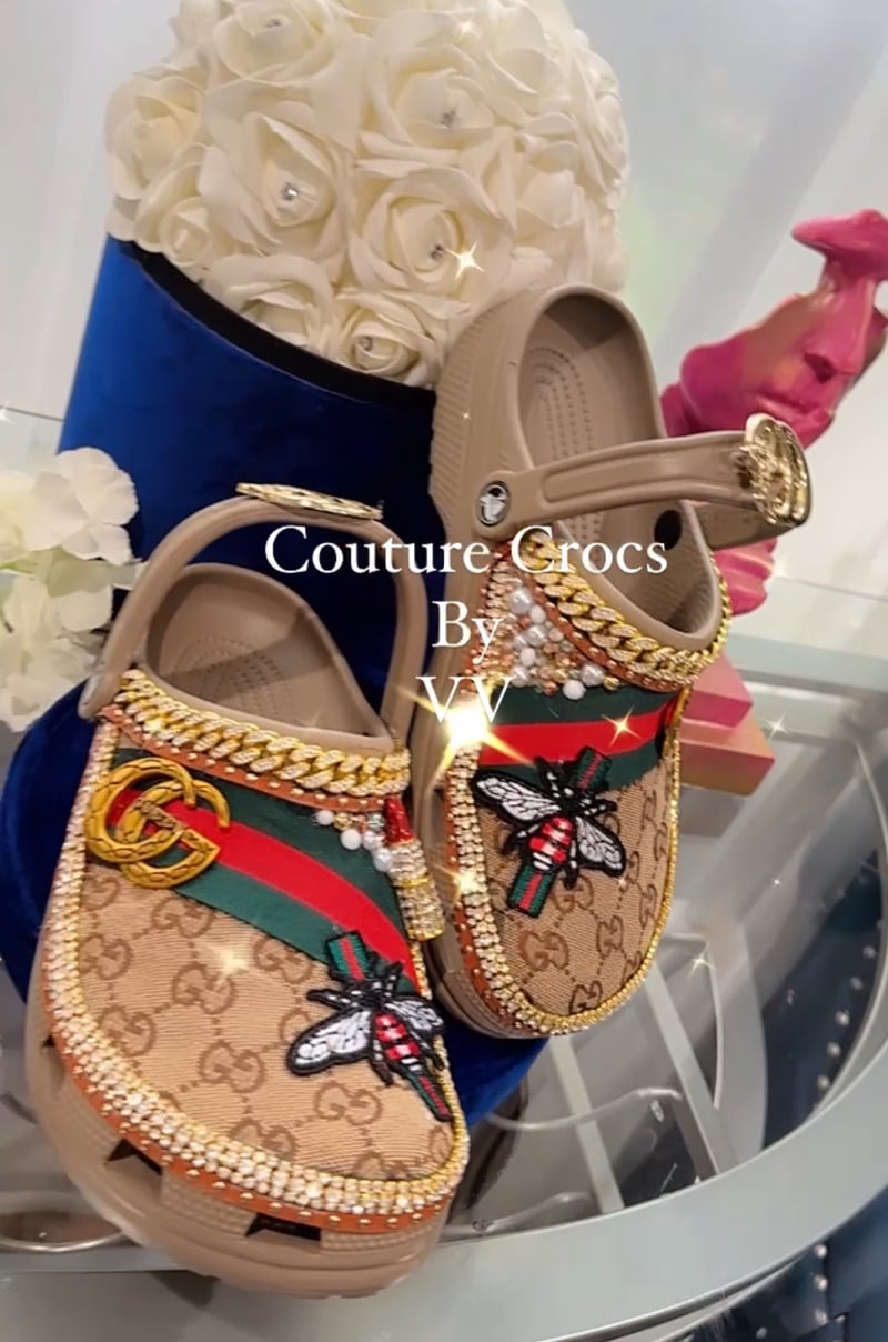 Couture Bling Crocs -adults