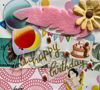 Birthday Pink Feather
