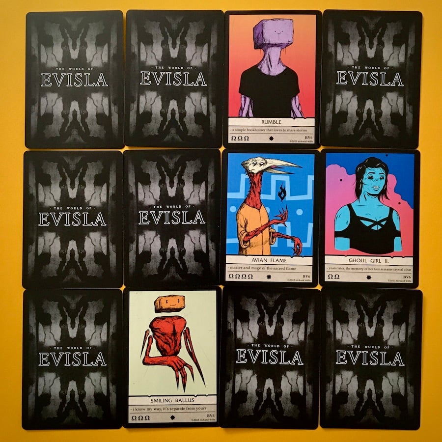 Image of Evisla Trading Cards Remastered - Series 6: Burning Visions