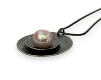 Image 1 of Pink Pearl Oyster Necklace
