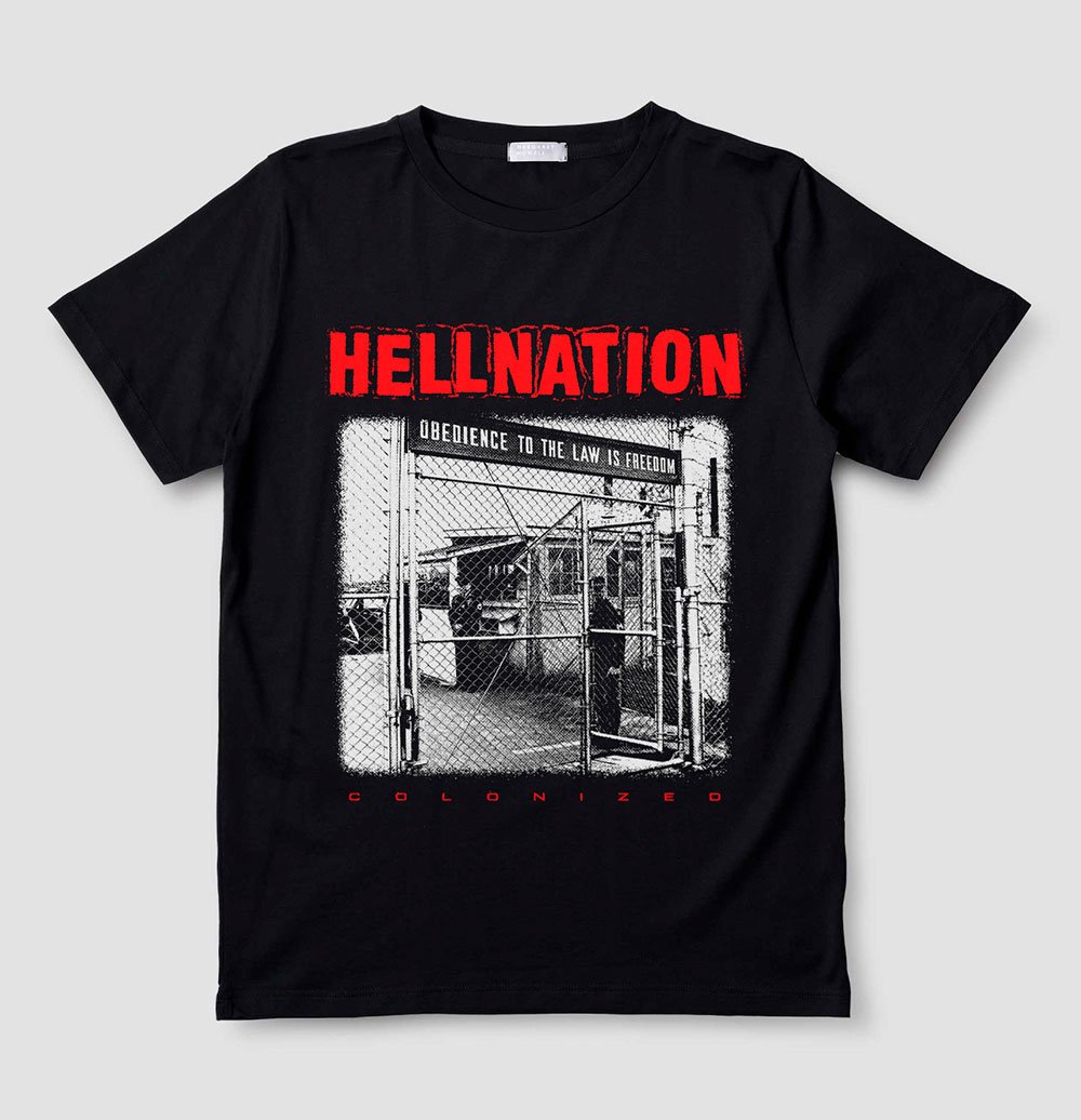 HELLNATION COLONIZED T SHIRT PRE ORDER !!!