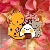 Image 2 of Onigiri Friends Enamel Pin