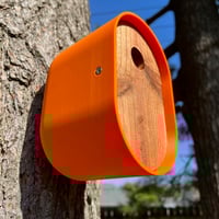 Image 1 of The Modern Orange Birdhouse