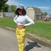 Image 1 of Canary Yellow Women's Joggers 